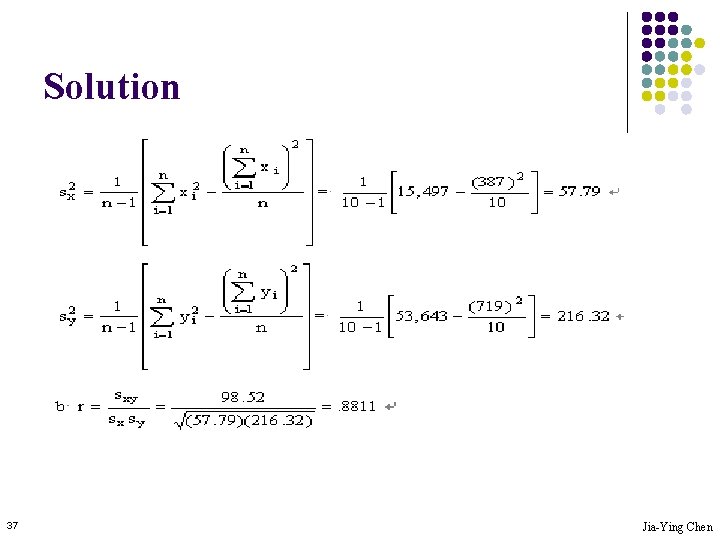 Solution 37 Jia-Ying Chen Solution 37 Jia-Ying Chen