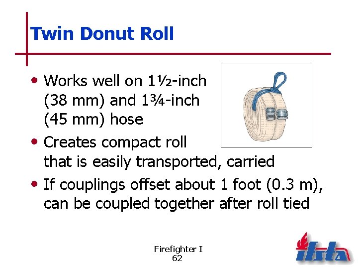 Twin Donut Roll • Works well on 1½-inch (38 mm) and 1¾-inch (45 mm)