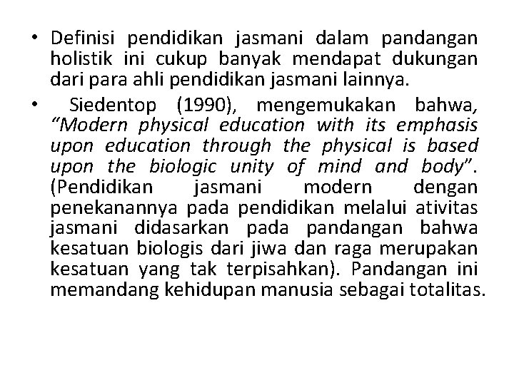 Tes Awal 1 Pada Pendidikan Jasmani Dan Olahraga
