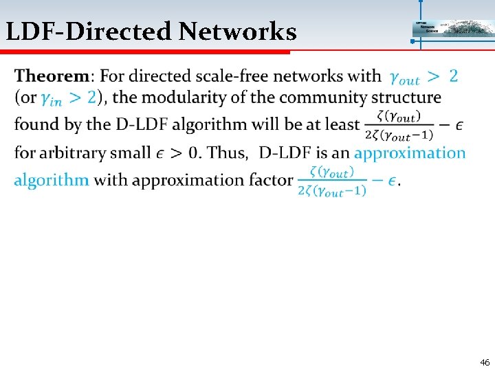 LDF-Directed Networks 46 