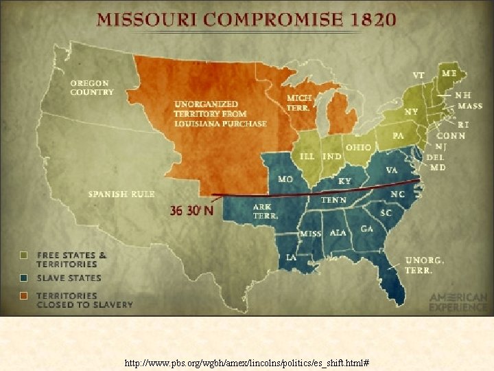 http: //www. pbs. org/wgbh/amex/lincolns/politics/es_shift. html# 