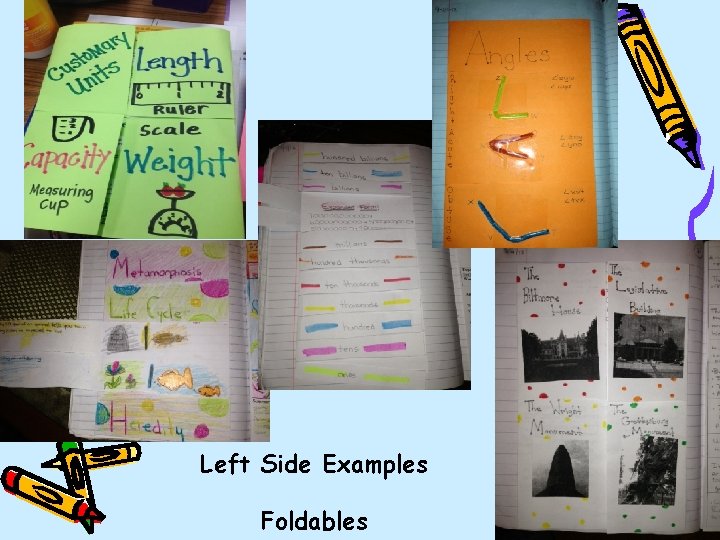 Left Side Examples Foldables 