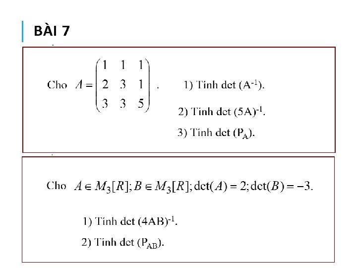 BÀI 7 