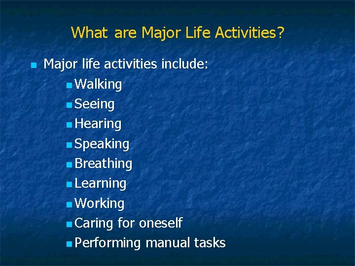 What is Section 504 n n Section 504