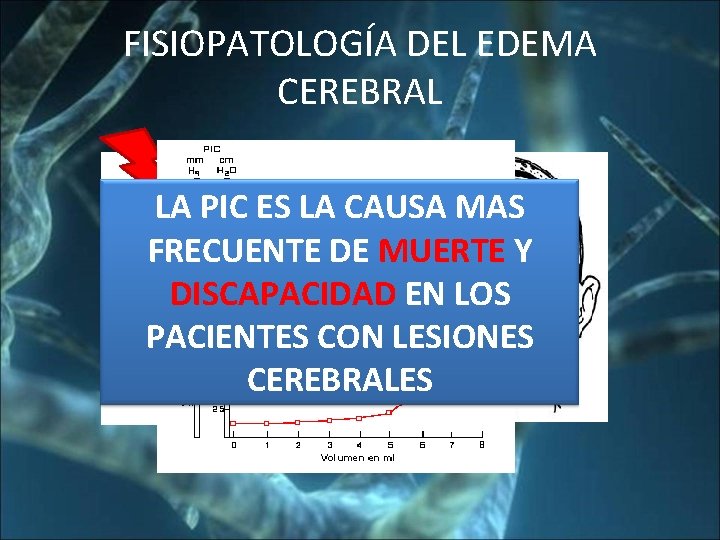 FISIOPATOLOGÍA DEL EDEMA CEREBRAL LA PIC ES LA CAUSA MAS FRECUENTE DE MUERTE Y