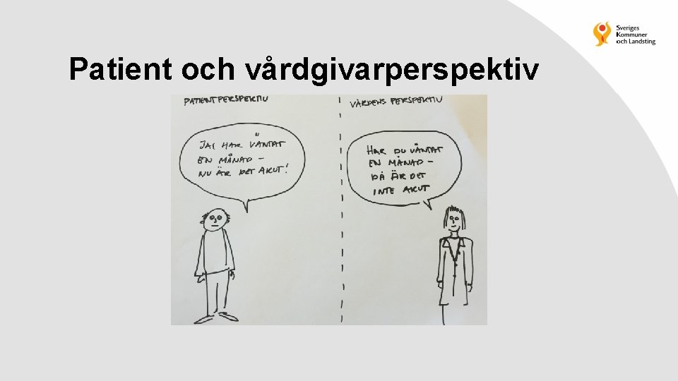 Patient och vårdgivarperspektiv 