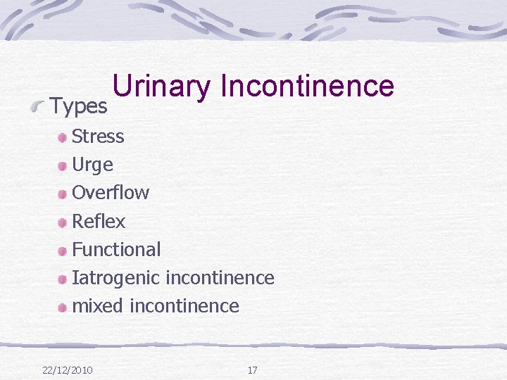 Chapter 45 Management of Patients with Urinary Disorders