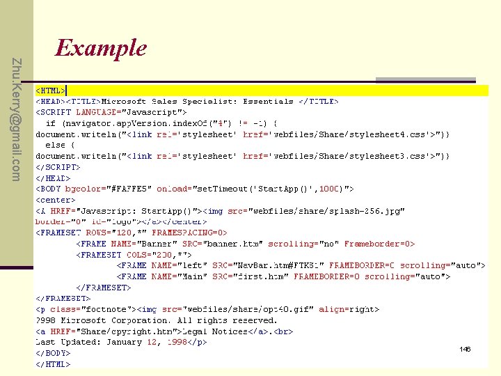 Zhu. Kerry@gmail. com Example 146 Zhu. Kerry@gmail. com Example 146