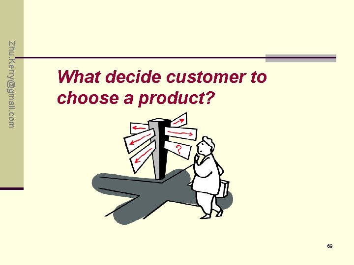 Zhu. Kerry@gmail. com What decide customer to choose a product? 69 Zhu. Kerry@gmail. com What decide customer to choose a product? 69
