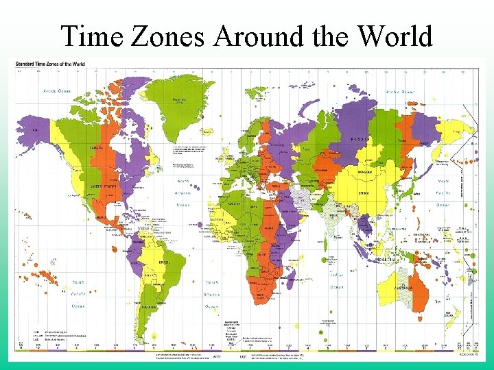 Time Zones Around the World 