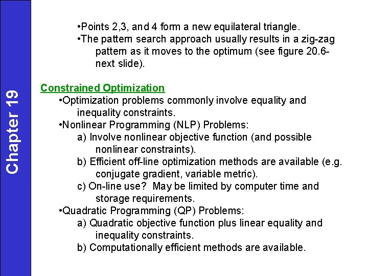 Chapter 19 • Points 2, 3, and 4 form a new equilateral triangle. • Chapter 19 • Points 2, 3, and 4 form a new equilateral triangle. •