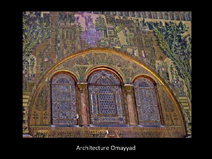 Architecture Omayyad 