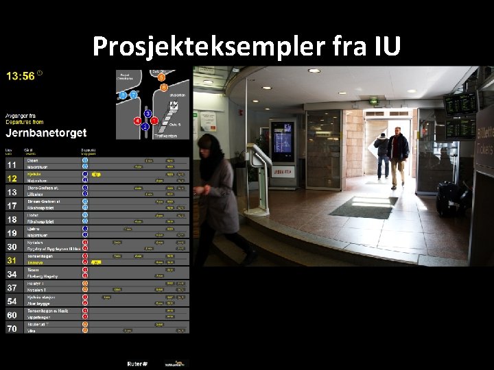 Prosjekteksempler fra IU 