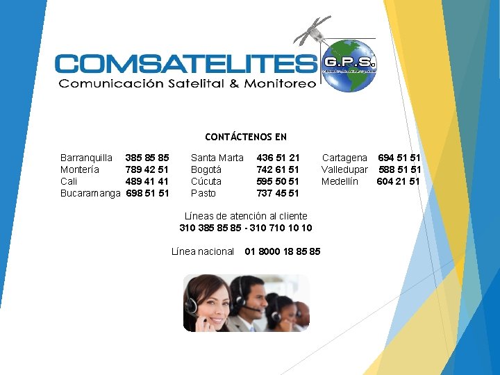 CONTÁCTENOS EN Barranquilla Montería Cali Bucaramanga 385 85 85 789 42 51 489 41