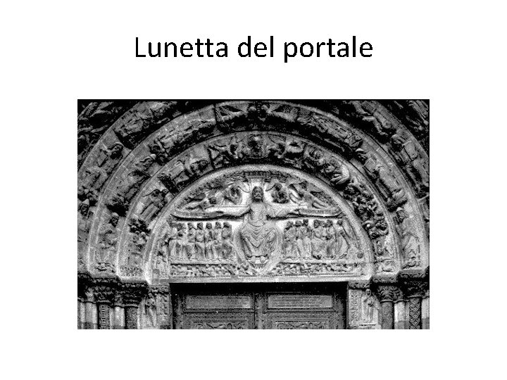 Lunetta del portale 