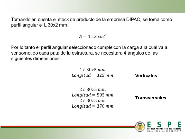  Verticales Transversales 