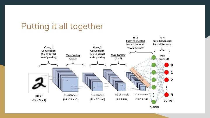 Putting it all together Image Source: Understanding CNN, Towards. Data. Science 