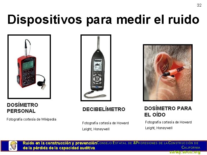 32 Dispositivos para medir el ruido DOSÍMETRO PERSONAL DECIBELÍMETRO DOSÍMETRO PARA EL OÍDO Fotografía