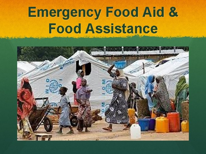 Emergency Food Aid & Food Assistance 