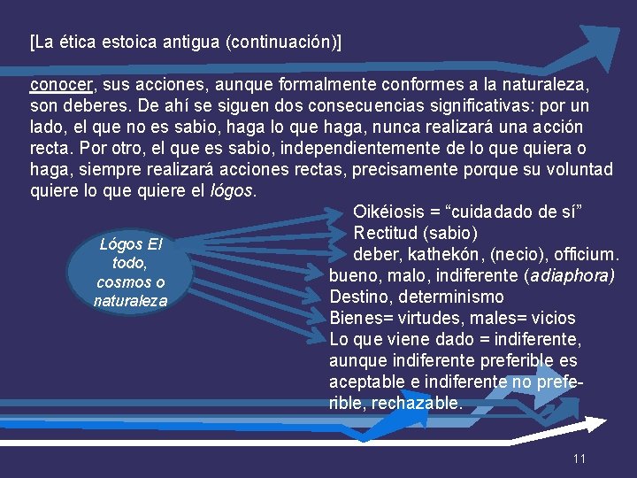 [La ética estoica antigua (continuación)] conocer, sus acciones, aunque formalmente conformes a la naturaleza,