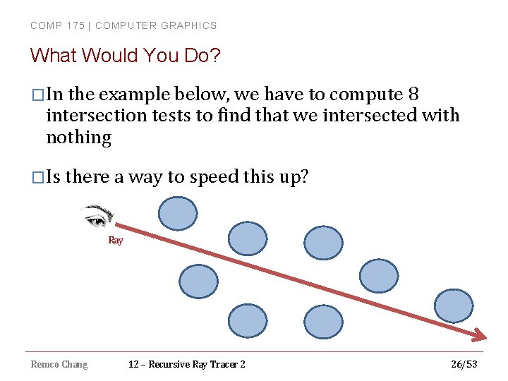 COMP 175 | COMPUTER GRAPHICS What Would You Do? �In the example below, we