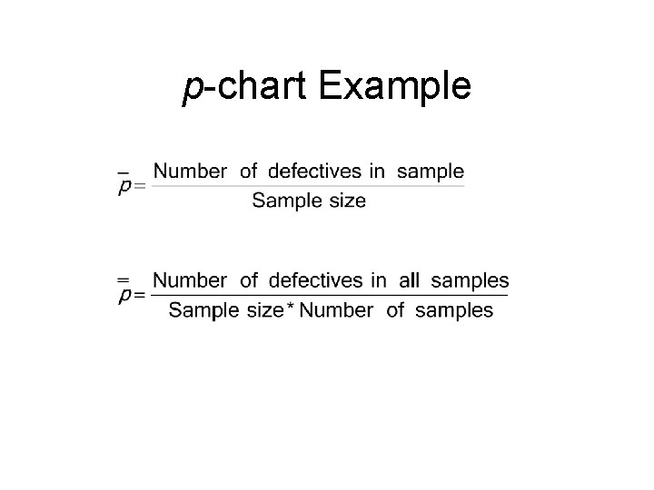 p-chart Example 