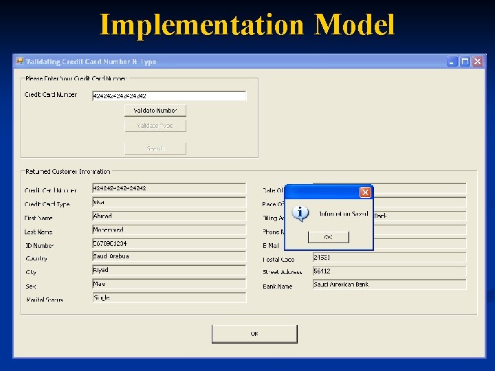 Implementation Model 