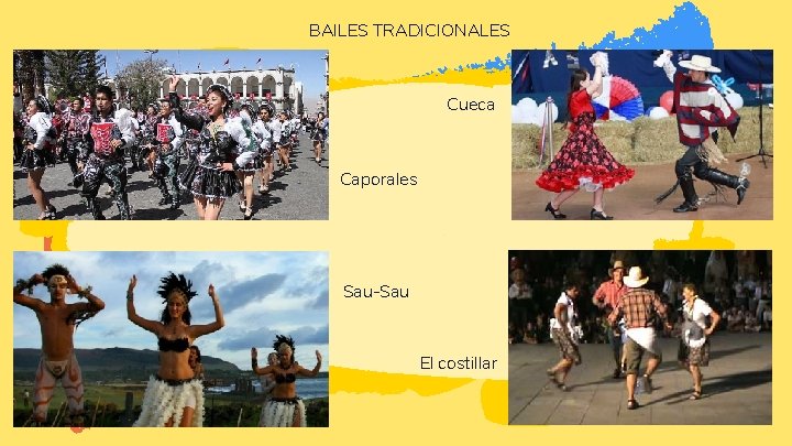 BAILES TRADICIONALES Cueca Caporales Sau-Sau El costillar 
