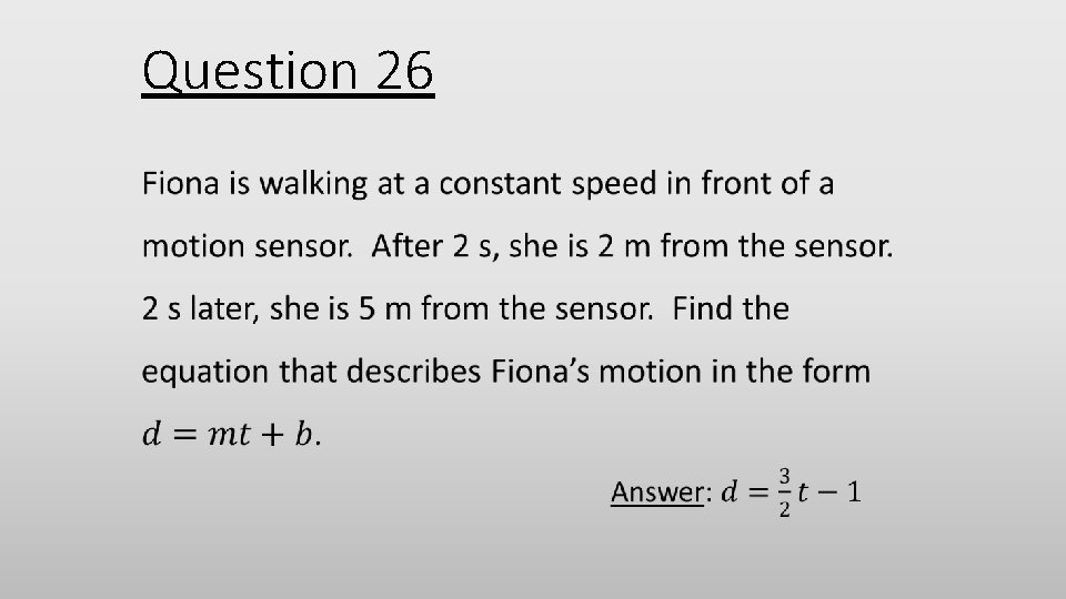 Question 26 