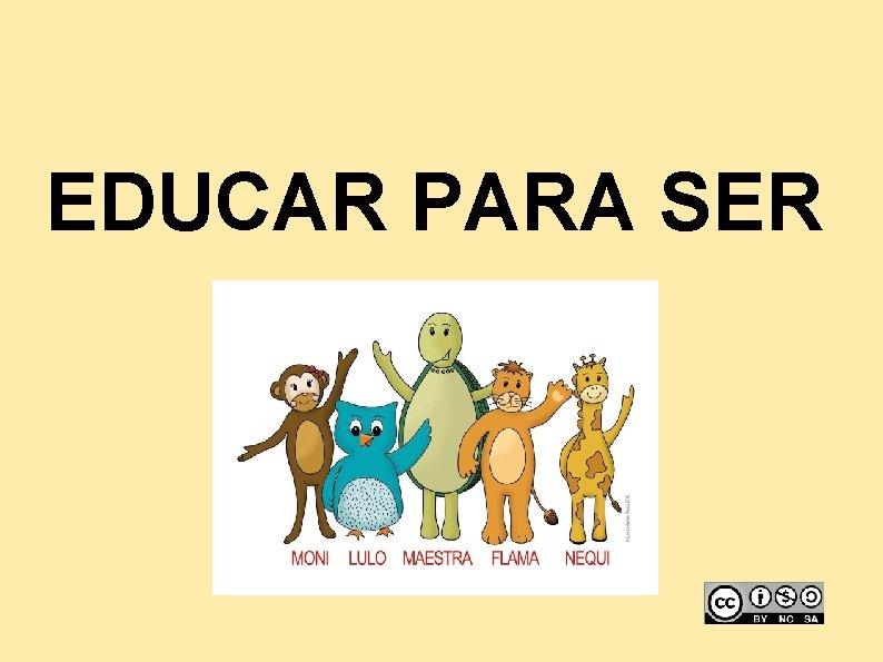 EDUCAR PARA SER 