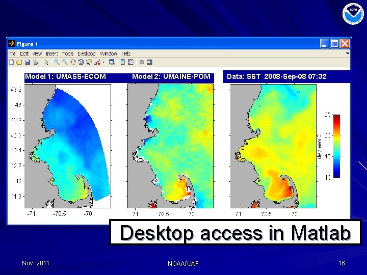 Model 1: UMASS-ECOM Model 2: UMAINE-POM Data: SST 2008 -Sep-08 07: 32 Desktop access
