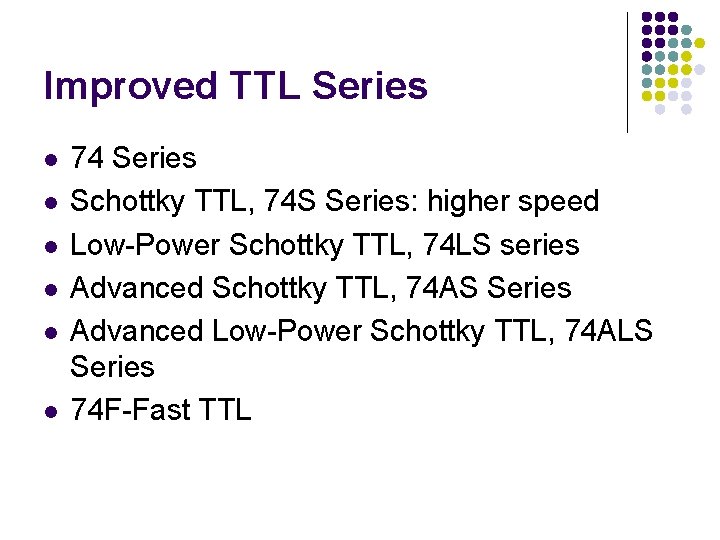 Various  Types to Choose Low-power Schottky 74LSxx Logic IC DIP Package. TTL