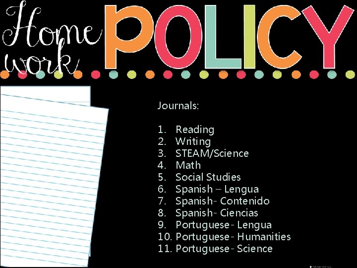 Journals: 1. 2. 3. 4. 5. 6. 7. 8. 9. 10. 11. Reading Writing Journals: 1. 2. 3. 4. 5. 6. 7. 8. 9. 10. 11. Reading Writing