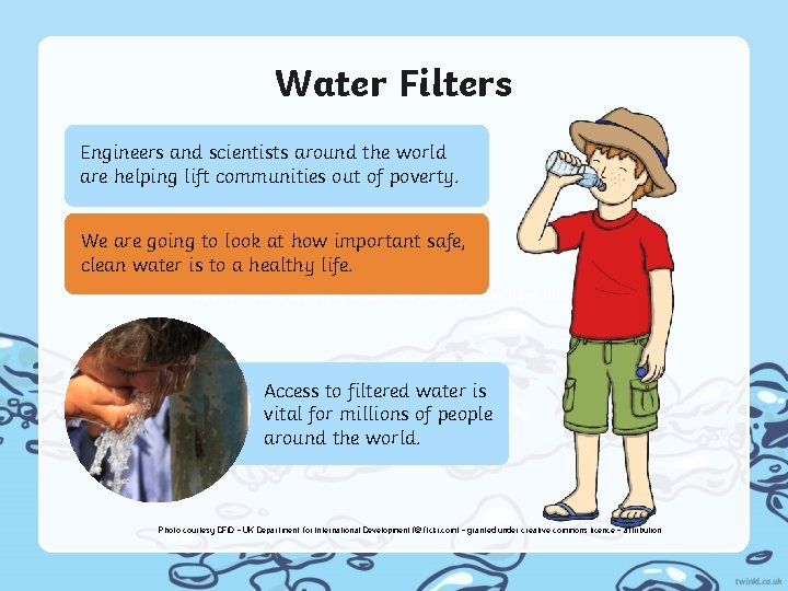 Water Filters Engineers and scientists around the world are helping lift communities out of