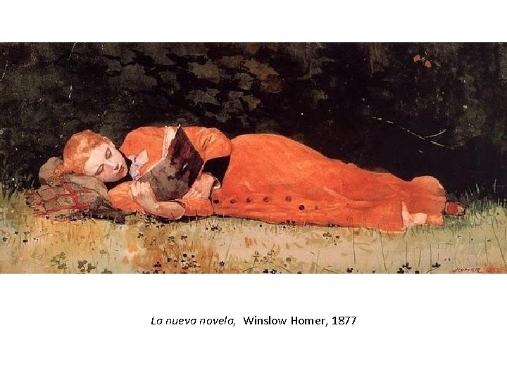 La nueva novela, Winslow Homer, 1877 