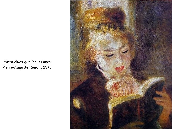 Jóven chica que lee un libro Pierre-Auguste Renoir, 1876 