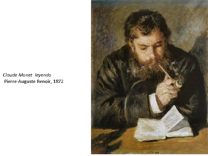 Claude Monet leyendo Pierre-Auguste Renoir, 1872 