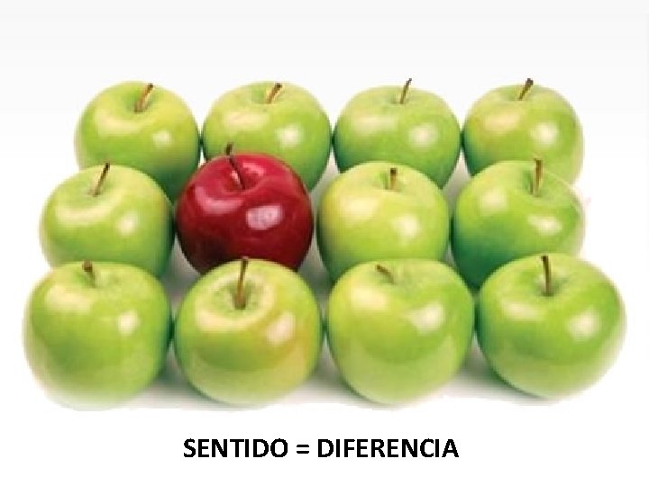 SENTIDO = DIFERENCIA 