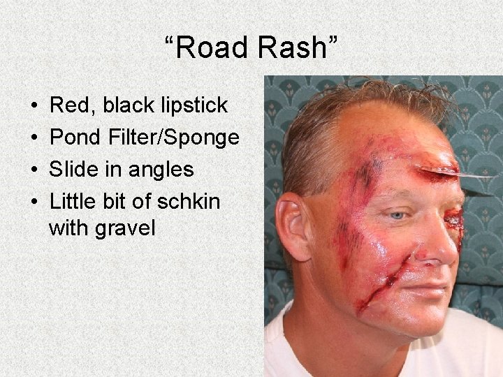 “Road Rash” • • Red, black lipstick Pond Filter/Sponge Slide in angles Little bit “Road Rash” • • Red, black lipstick Pond Filter/Sponge Slide in angles Little bit