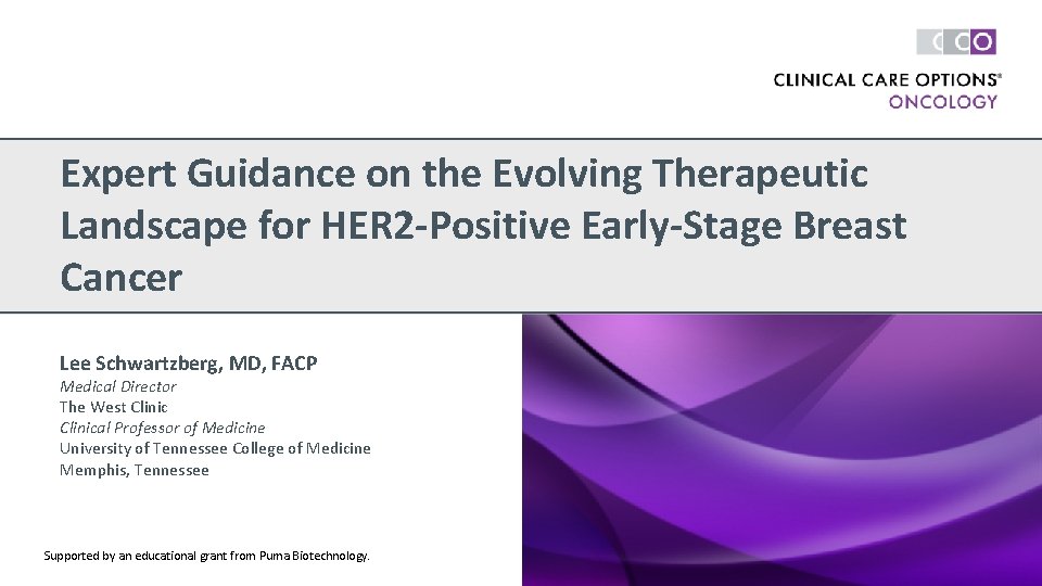 Expert Guidance on the Evolving Therapeutic Landscape for HER 2 -Positive Early-Stage Breast Cancer