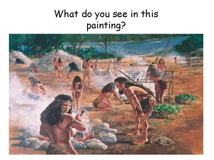 What do you see in this painting? Parker Points 2005 