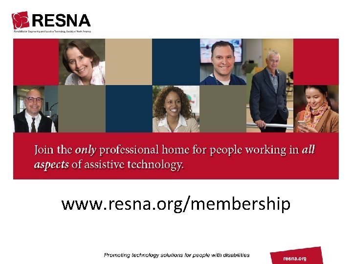 www. resna. org/membership 