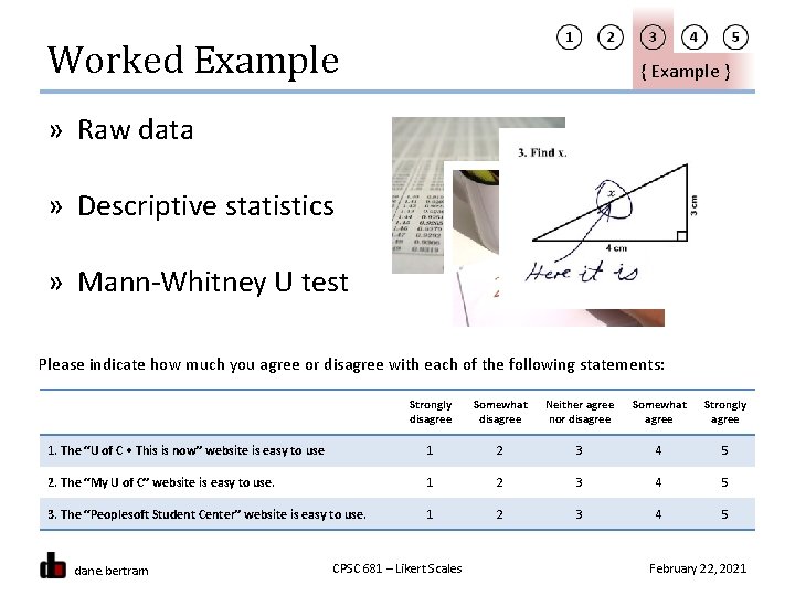 Worked Example { Example } » Raw data » Descriptive statistics » Mann-Whitney U