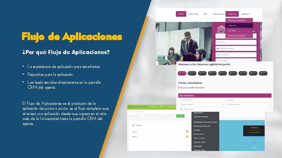 Flujo de Aplicaciones ¿Por qué Flujo de Aplicaciones? • La experiencia de aplicación para