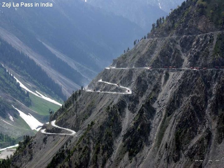 Zoji La Pass in India 