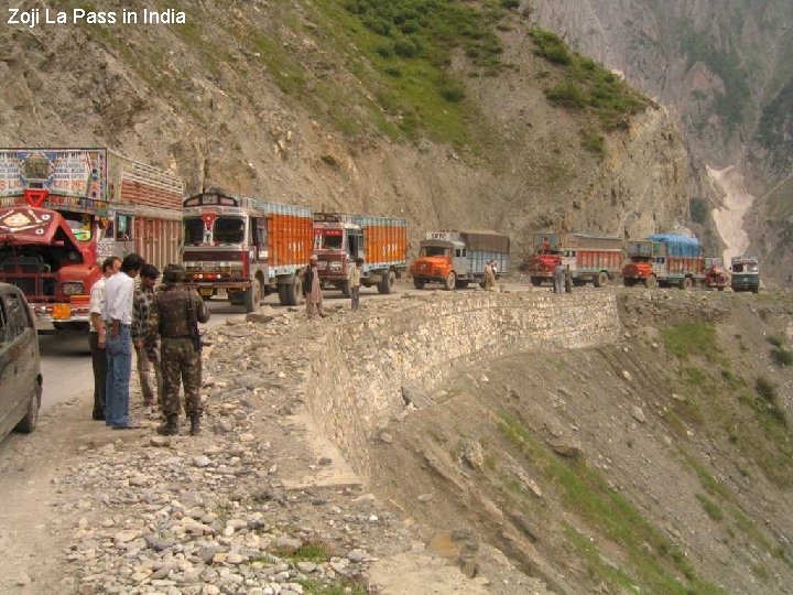 Zoji La Pass in India 