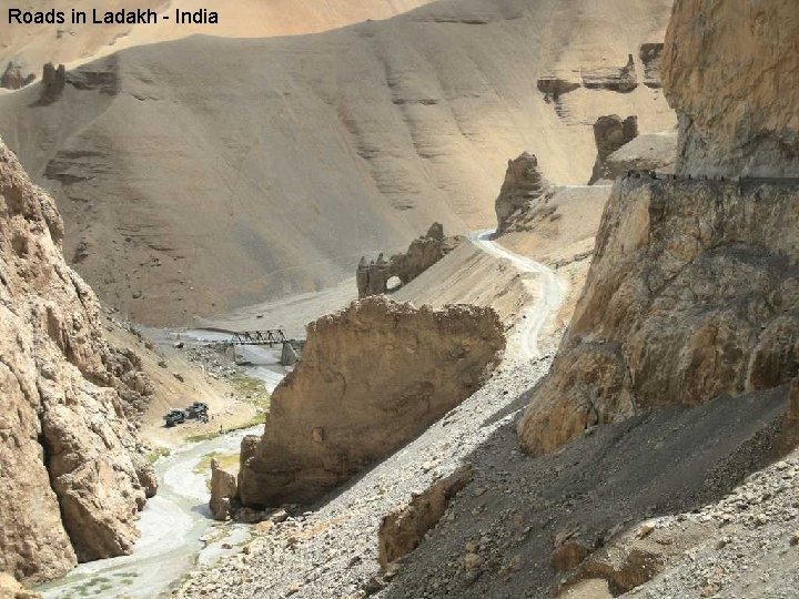 Roads in Ladakh - India 