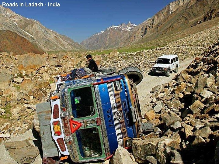 Roads in Ladakh - India 