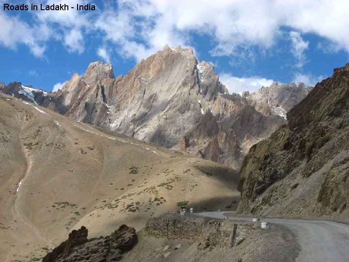 Roads in Ladakh - India 