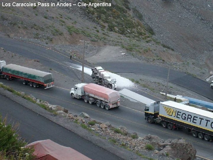 Los Caracoles Pass in Andes – Cile-Argentina 